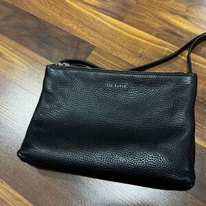 Ted Baker - Black Maceyy Tassel Double Zipped Crossbody Bag